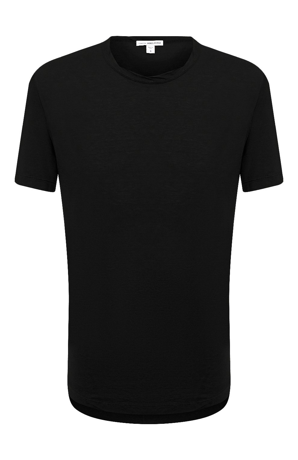 Хлопковая футболка James Perse черного цвета