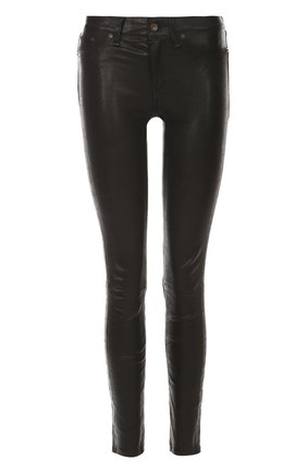 Женские черные кожаные брюки-скинни Rag&Bone, арт. W1602L034 купить в ЦУМ | Фото №1 Кожаные брюки-скинни Rag&Bone черные | Фото №1