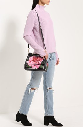Женская сумка sicily medium с принтом DOLCE & GABBANA розовая цвета, арт. 0116/BB6002/AC826 купить в ЦУМ | Фото №2 Сумка Sicily medium с принтом Dolce & Gabbana розовая цвета | Фото №2