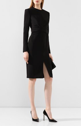 Женская кожаные туфли romy 100 JIMMY CHOO черного цвета по цене 42800 руб., арт. R0MY 100/PAT | Фото 2 Женская кожаные туфли romy 100 JIMMY CHOO черного цвета, арт. R0MY 100/PAT | Фото 2