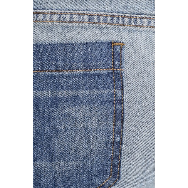 фото Укороченные расклешенные джинсы с бахромой rag&bone