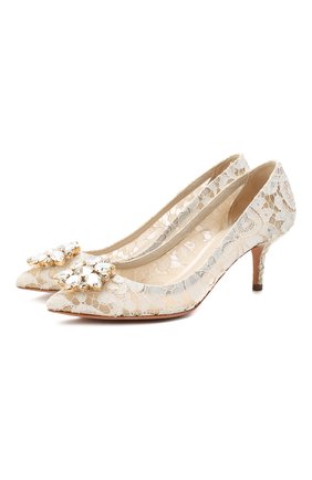 Женская текстильные туфли rainbow lace DOLCE & GABBANA бежевого цвета по цене 57950 руб., арт. 0112/CD0066/AL198 | Фото 1 Женская текстильные туфли rainbow lace DOLCE & GABBANA бежевого цвета, арт. 0112/CD0066/AL198 | Фото 1