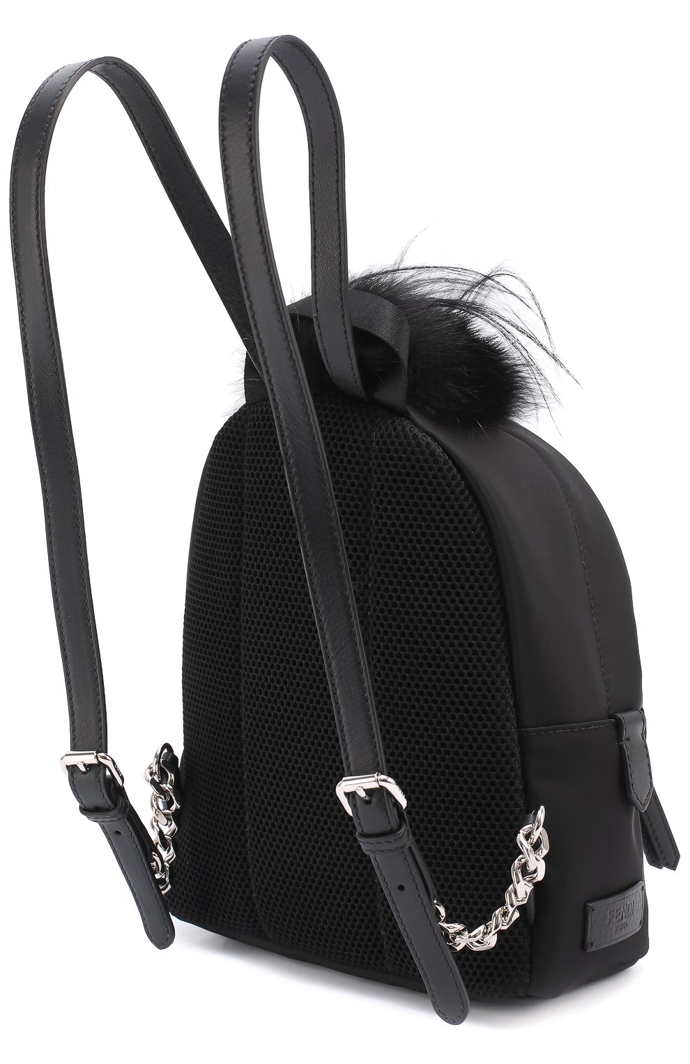 Рюкзак Bag Bugs Mini с отделкой из меха и комбинированной кожи | Фото №3 Рюкзак Bag Bugs Mini с отделкой из меха и комбинированной кожи | Фото №3