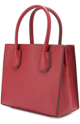 Женская сумка-тоут mercer medium MICHAEL MICHAEL KORS бордовая цвета, арт. 30F6GM9M2L купить в ЦУМ | Фото №3 Сумка-тоут Mercer Medium MICHAEL Michael Kors бордовая цвета | Фото №3