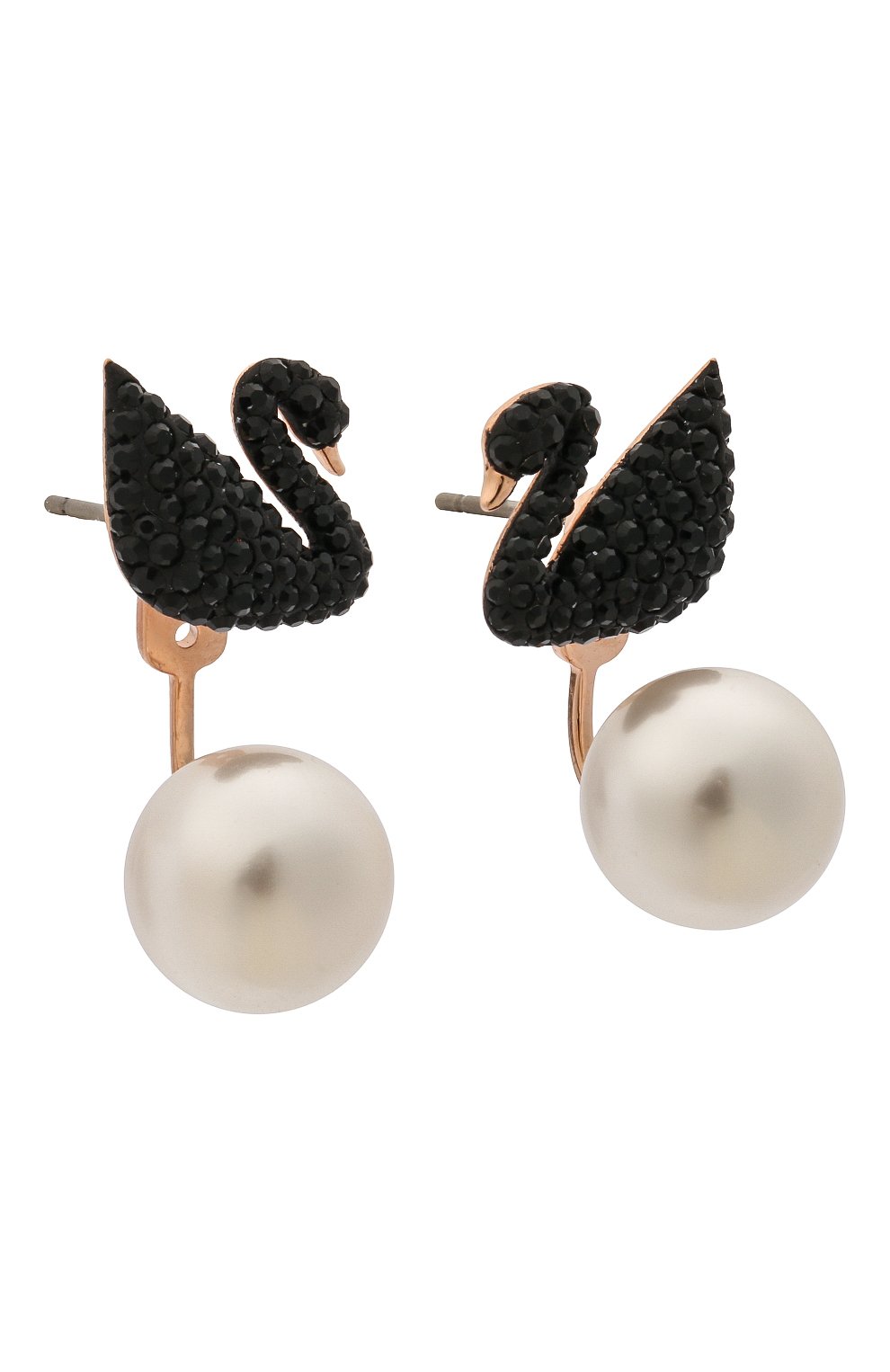 Женские серьги iconic swan с подвесками SWAROVSKI белого цвета по цене 6980 руб., арт. 5193949 | Фото 3 Женские серьги iconic swan с подвесками SWAROVSKI белого цвета, арт. 5193949 | Фото 3