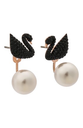 Женские серьги iconic swan с подвесками SWAROVSKI белого цвета по цене 6980 руб., арт. 5193949 | Фото 3 Женские серьги iconic swan с подвесками SWAROVSKI белого цвета, арт. 5193949 | Фото 3