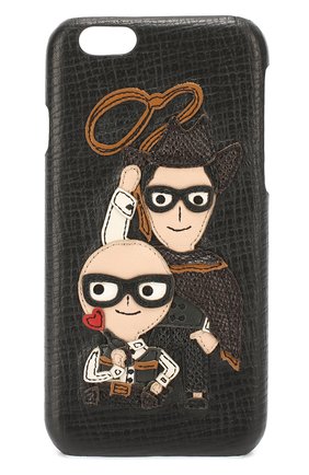 Кожаный чехол для iPhone 6/6S с аппликацией DG Family Dolce & Gabbana, цвет , арт. 0115/BP2157/AC736 в ЦУМ | Фото №1 Кожаный чехол для iPhone 6/6S с аппликацией DG Family Dolce & Gabbana | Фото №1