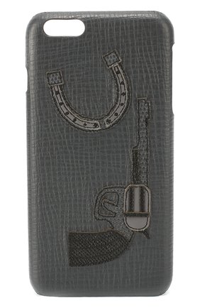 Кожаный чехол для iPhone 6 Plus с аппликацией Dolce & Gabbana, цвет , арт. 0115/BP2171/AC708 в ЦУМ | Фото №1 Кожаный чехол для iPhone 6 Plus с аппликацией Dolce & Gabbana | Фото №1