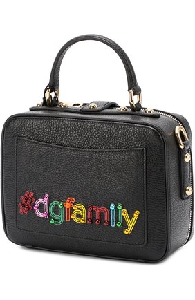 Сумка Dolce Soft с аппликацией DG Family | Фото №3 Сумка Dolce Soft с аппликацией DG Family | Фото №3