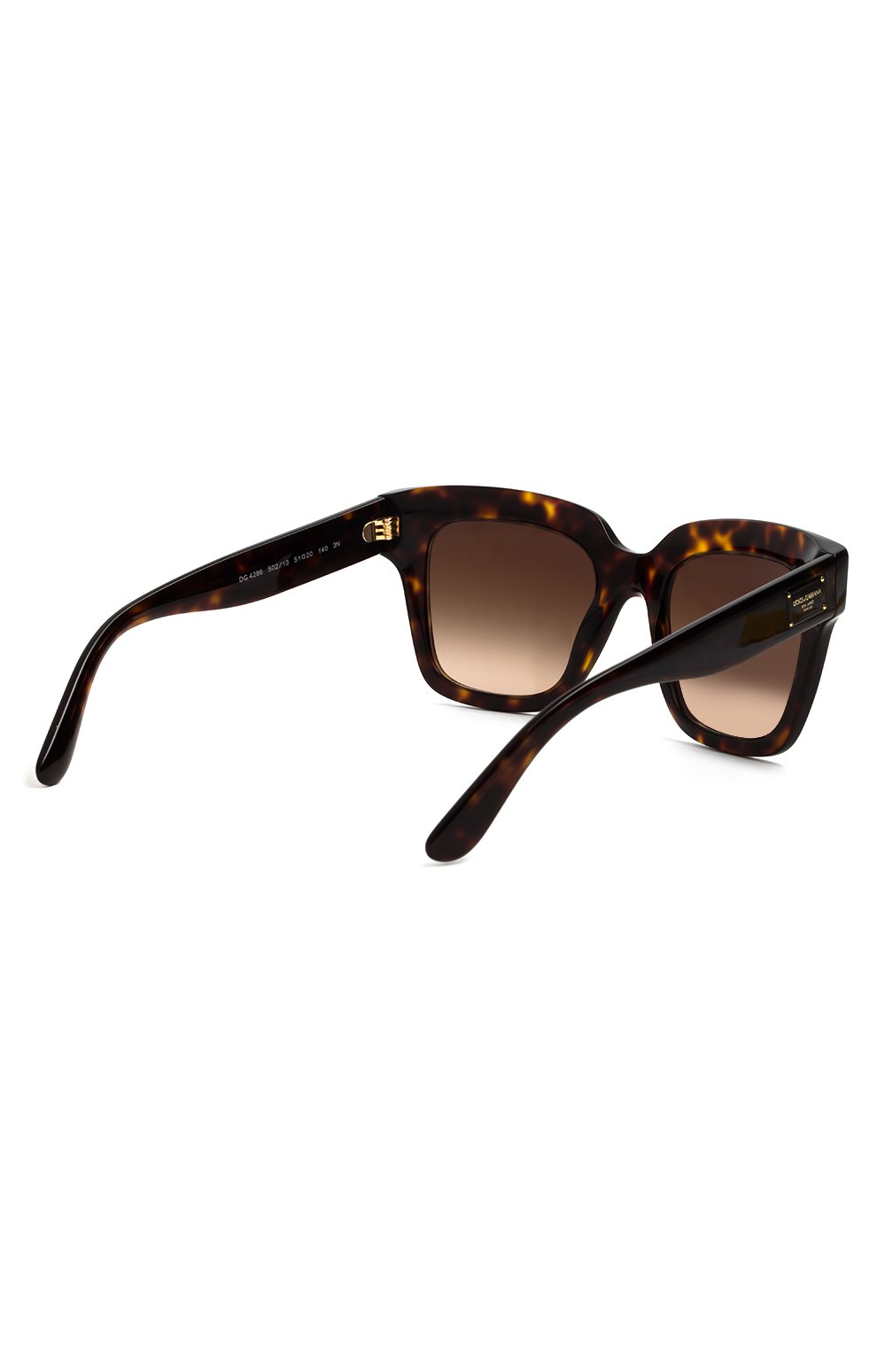 Женские коричневые солнцезащитные очки Dolce & Gabbana, арт. 4286-502/13 купить в ЦУМ | Фото №3 Солнцезащитные очки Dolce & Gabbana коричневые | Фото №3