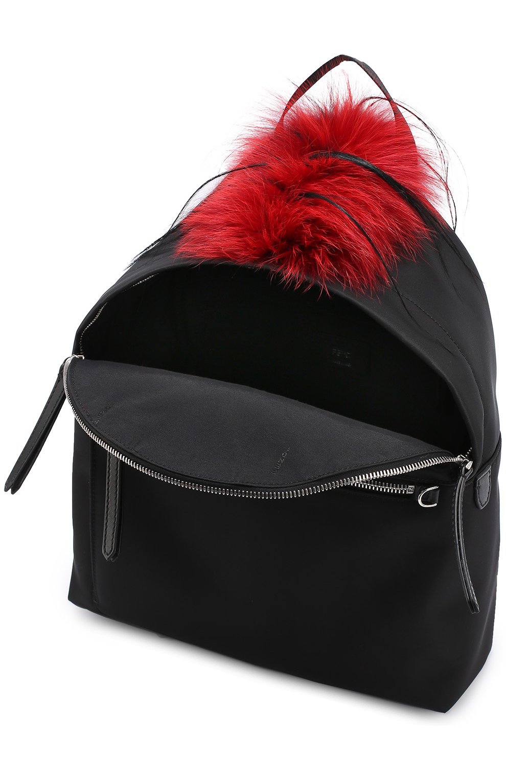 Рюкзак Bag Bugs с отделкой из меха и комбинированной кожи | Фото №4 Рюкзак Bag Bugs с отделкой из меха и комбинированной кожи | Фото №4