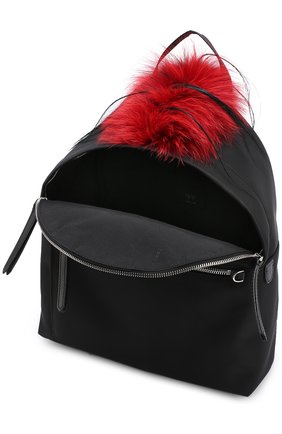 Рюкзак Bag Bugs с отделкой из меха и комбинированной кожи | Фото №4 Рюкзак Bag Bugs с отделкой из меха и комбинированной кожи | Фото №4