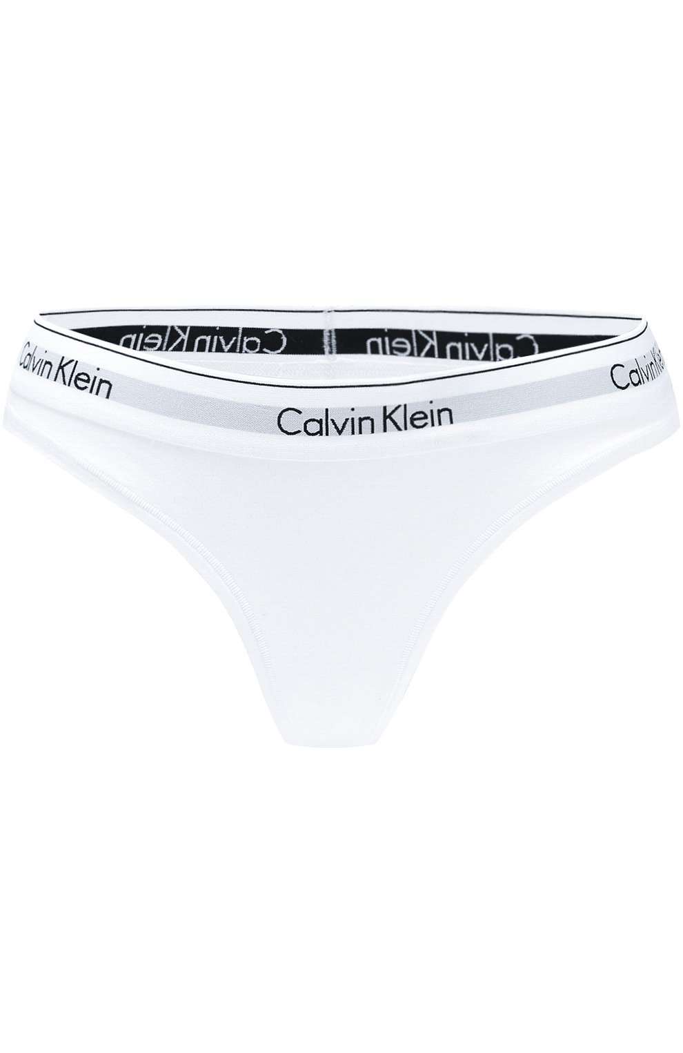 Женские белые трусы-стринги с логотипом бренда CALVIN KLEIN купить в ...