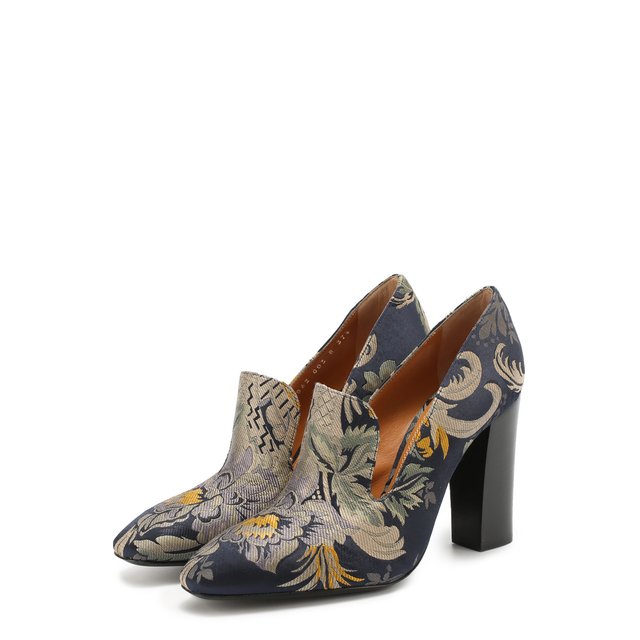 фото Текстильные туфли с цветочным принтом ralph lauren