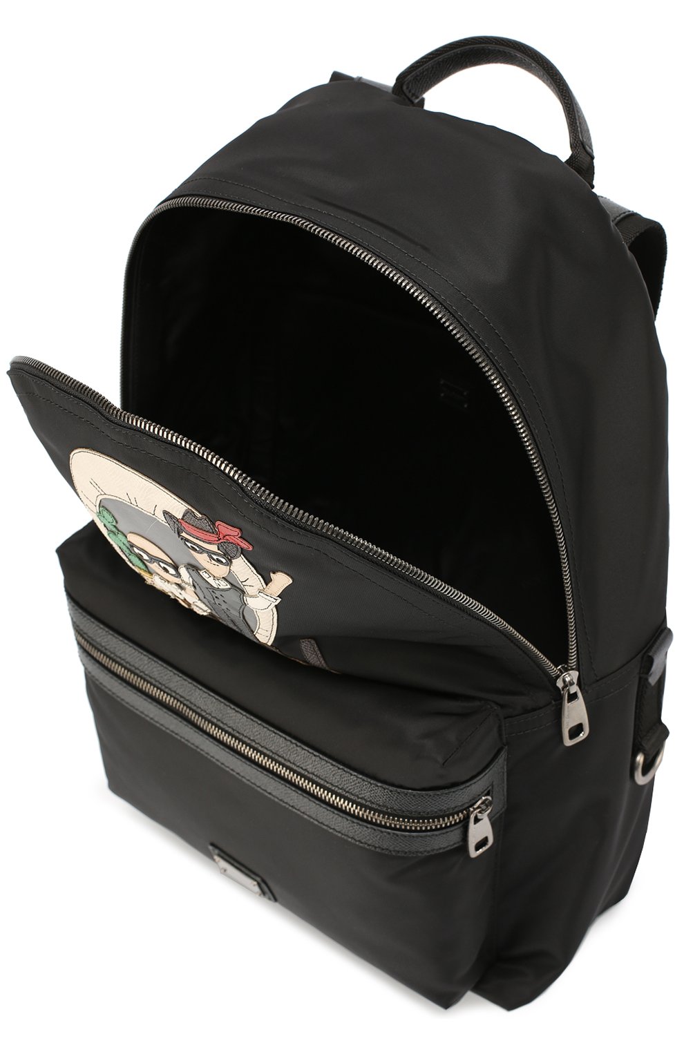 Мужской черный рюкзак vulcano с нашивками Dolce & Gabbana, арт. 0115/BM1263/AE265 купить в ЦУМ | Фото №4 Рюкзак Vulcano с нашивками Dolce & Gabbana черный | Фото №4