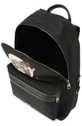 Мужской черный рюкзак vulcano с нашивками Dolce & Gabbana, арт. 0115/BM1263/AE265 купить в ЦУМ | Фото №4 Рюкзак Vulcano с нашивками Dolce & Gabbana черный | Фото №4