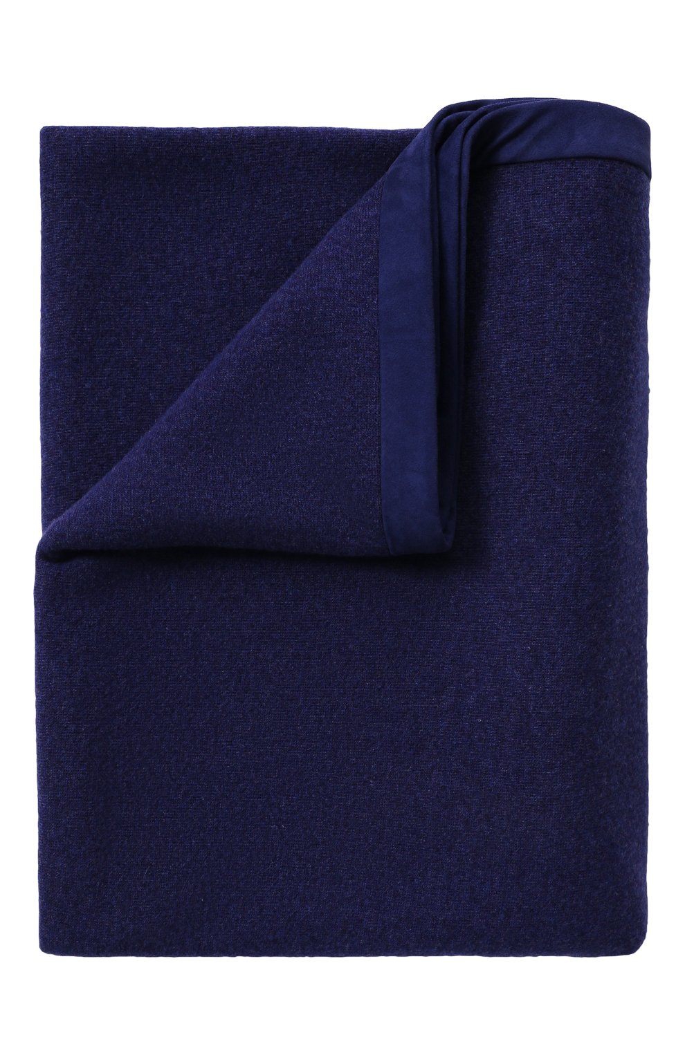 Кашемировый плед LORO PIANA синего цвета, арт. FAF0661 | Фото 1 (Статус проверки: Проверена категория)