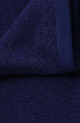 Кашемировый плед LORO PIANA синего цвета, арт. FAF0661 | Фото 2 (Статус проверки: Проверена категория)
