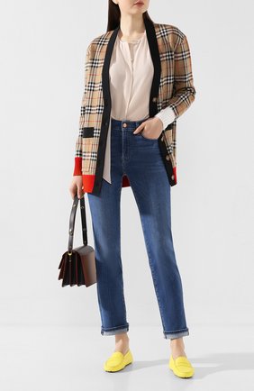 Женские кожаные мокасины gommini TOD’S желтого цвета по цене 28700 руб., арт. XXW00G000105J1 | Фото 2 Женские кожаные мокасины gommini TOD’S желтого цвета, арт. XXW00G000105J1 | Фото 2
