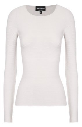 Женский пуловер GIORGIO ARMANI бежевого цвета по цене 31750 руб., арт. 6XAM31/AM05Z | Фото 1 Женский пуловер GIORGIO ARMANI бежевого цвета, арт. 6XAM31/AM05Z | Фото 1