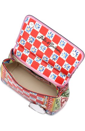 Женская сумка sicily small с принтом DOLCE & GABBANA разноцветная цвета, арт. 0116/BB6003/AC597 купить в ЦУМ | Фото №4 Сумка Sicily small с принтом Dolce & Gabbana разноцветная цвета | Фото №4