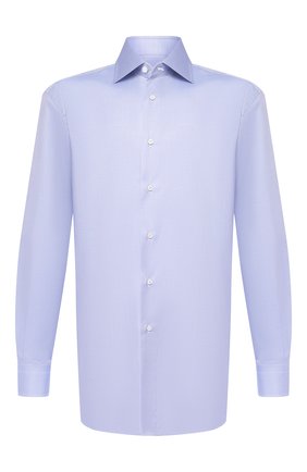 Мужская хлопковая сорочка BRIONI голубого цвета по цене 45400 руб., арт. RCL9/PZ034 | Фото 1 Мужская хлопковая сорочка BRIONI голубого цвета, арт. RCL9/PZ034 | Фото 1