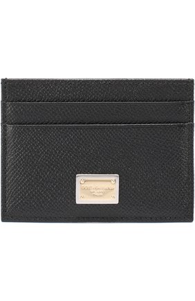 Футляр для кредитных карт Dolce & Gabbana, черного цвета, арт. 0116/BI0330/A1001 в ЦУМ | Фото №1 Футляр для кредитных карт Dolce & Gabbana черного цвета | Фото №1