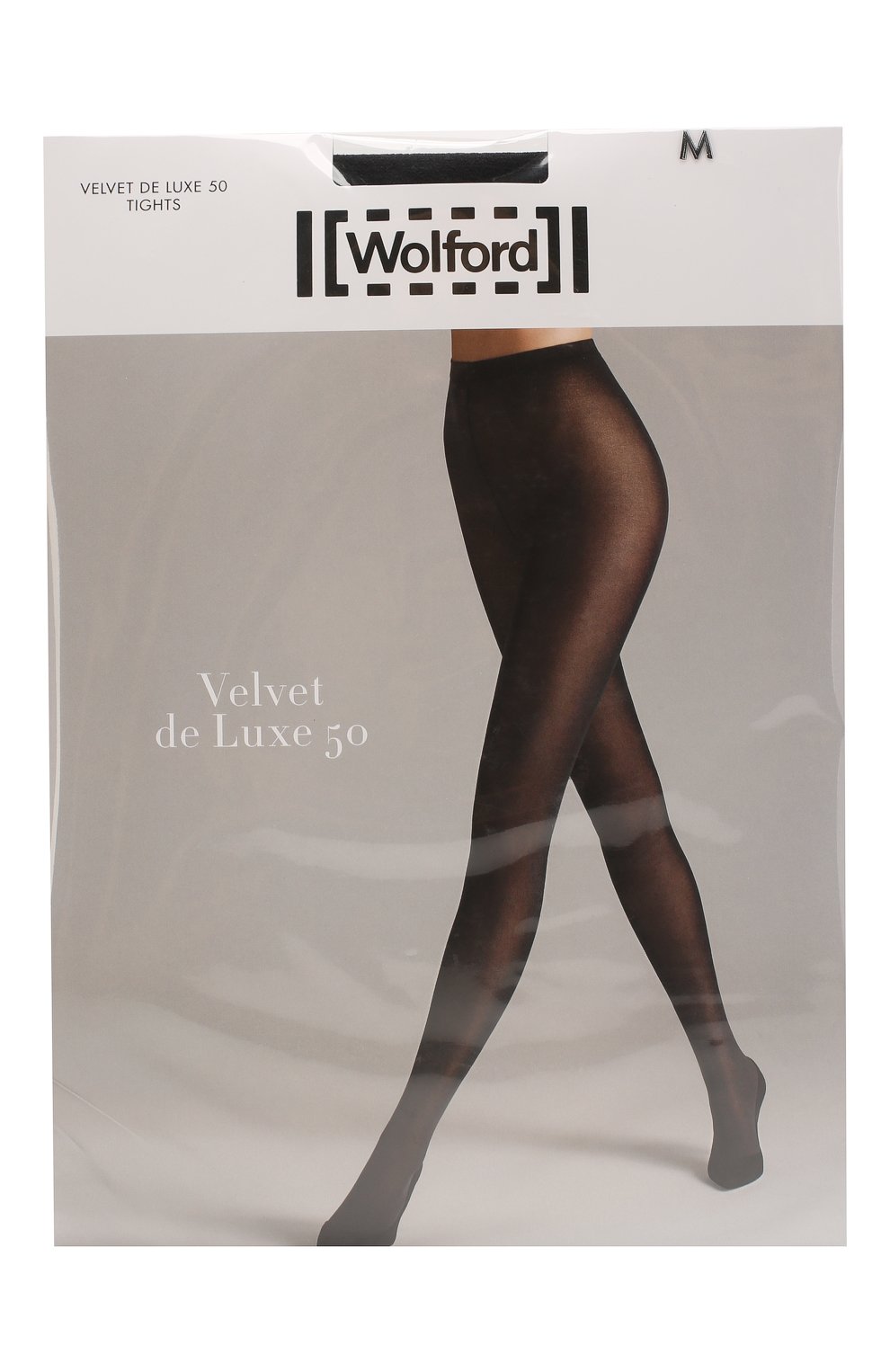 Женские капроновые колготки WOLFORD черного цвета, арт. 10687 | Фото 1