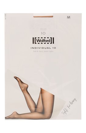 Женские капроновые колготки individual 10d WOLFORD бежевого цвета по цене 3900 руб., арт. 18382 | Фото 1 Женские капроновые колготки individual 10d WOLFORD бежевого цвета, арт. 18382 | Фото 1