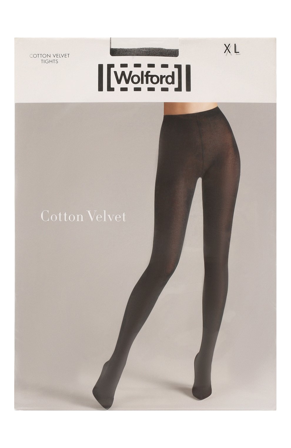 Женские капроновые колготки WOLFORD серого цвета, арт. 11130 | Фото 1