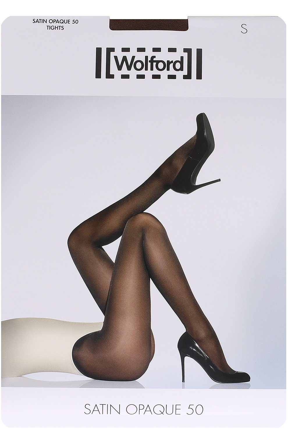 Женские капроновые колготки WOLFORD коричневого цвета, арт. 18379 | Фото 1