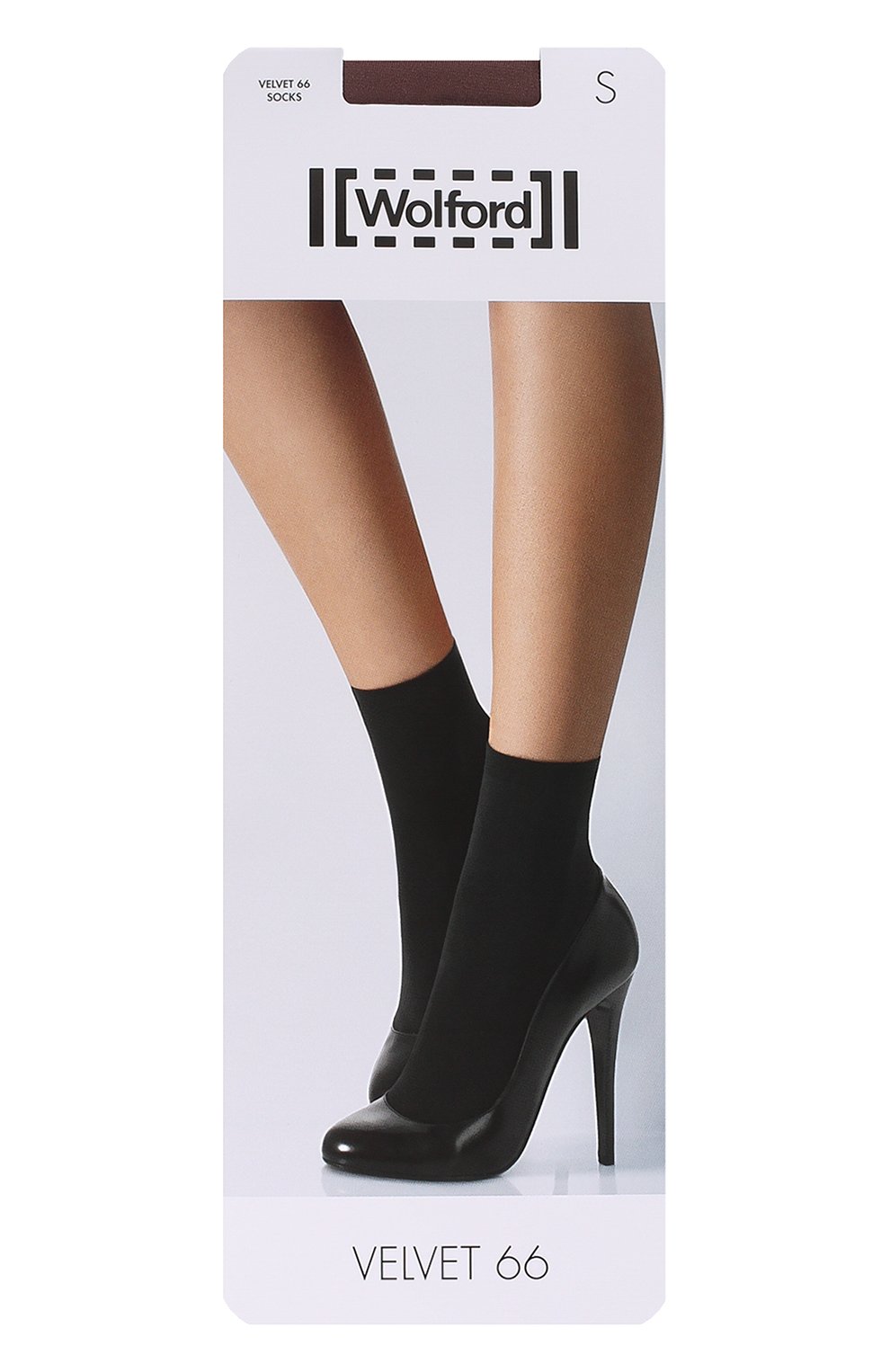 Женские капроновые носки WOLFORD черного цвета, арт. 40934 | Фото 1
