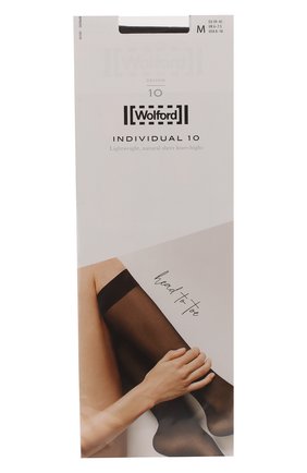 Женские капроновые гольфы WOLFORD черного цвета по цене 2200 руб., арт. 31241 | Фото 1 Женские капроновые гольфы WOLFORD черного цвета, арт. 31241 | Фото 1