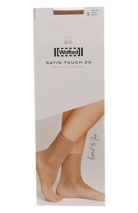 Женские капроновые носки WOLFORD бежевого цвета по цене 1200 руб., арт. 41238 | Фото 1 Женские капроновые носки WOLFORD бежевого цвета, арт. 41238 | Фото 1