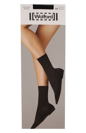 Женские капроновые носки WOLFORD черного цвета по цене 2200 руб., арт. 45019 | Фото 1 Женские капроновые носки WOLFORD черного цвета, арт. 45019 | Фото 1