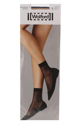 Женские капроновые носки WOLFORD черного цвета по цене 2100 руб., арт. 41260 | Фото 1 Женские капроновые носки WOLFORD черного цвета, арт. 41260 | Фото 1