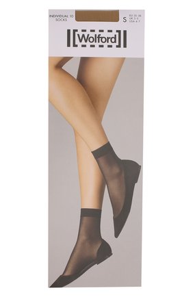 Женские капроновые носки WOLFORD бежевого цвета по цене 2100 руб., арт. 41260 | Фото 1 Женские капроновые носки WOLFORD бежевого цвета, арт. 41260 | Фото 1