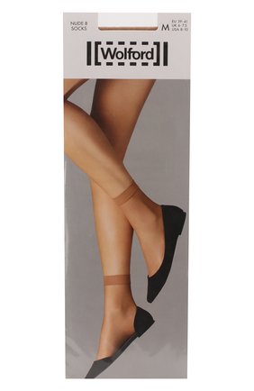 Женские капроновые носки WOLFORD бежевого цвета по цене 1200 руб., арт. 40205 | Фото 1 Женские капроновые носки WOLFORD бежевого цвета, арт. 40205 | Фото 1