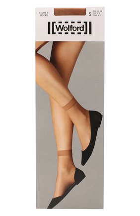 Женские капроновые носки WOLFORD бежевого цвета по цене 1200 руб., арт. 40205 | Фото 1 Женские капроновые носки WOLFORD бежевого цвета, арт. 40205 | Фото 1