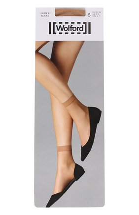 Женские капроновые носки WOLFORD бежевого цвета по цене 1200 руб., арт. 40205 | Фото 1 Женские капроновые носки WOLFORD бежевого цвета, арт. 40205 | Фото 1