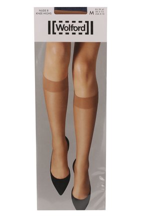 Женские капроновые гольфы WOLFORD бежевого цвета по цене 1800 руб., арт. 30203 | Фото 1 Женские капроновые гольфы WOLFORD бежевого цвета, арт. 30203 | Фото 1