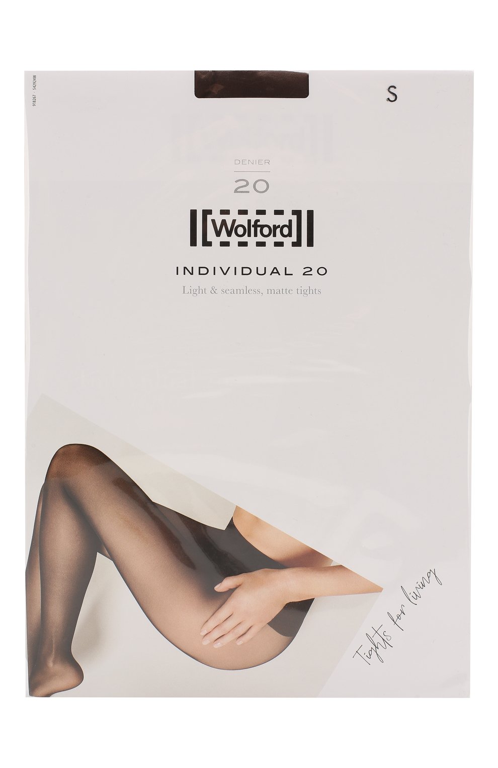 Женские капроновые колготки individual WOLFORD коричневого цвета, арт. 18267 | Фото 1