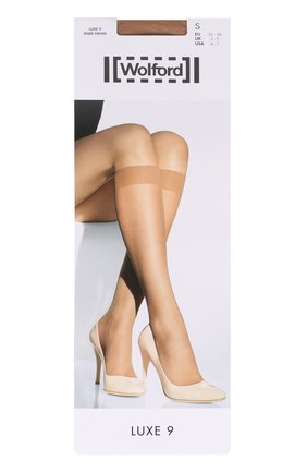 Женские капроновые гольфы WOLFORD бежевого цвета по цене 1700 руб., арт. 30941 | Фото 1 Женские капроновые гольфы WOLFORD бежевого цвета, арт. 30941 | Фото 1
