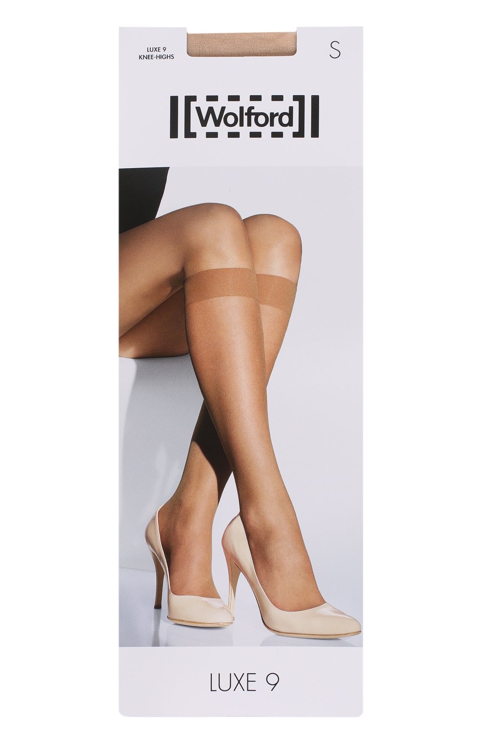 Женские капроновые гольфы WOLFORD бежевого цвета, арт. 30941 | Фото 1