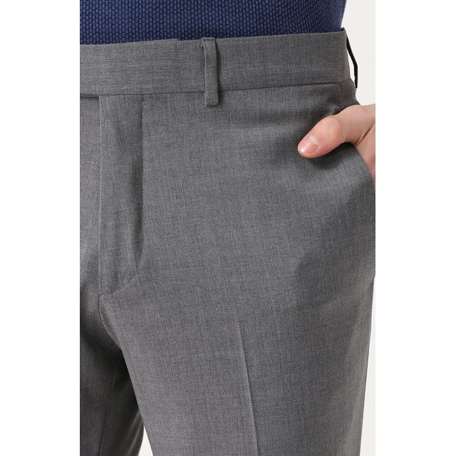Шерстяные брюки прямого кроя Ralph Lauren 1962557