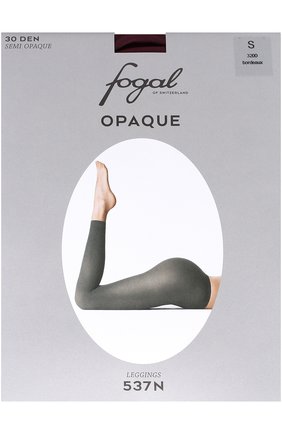 Женские бордовые укороченные леггинсы Fogal, арт. 537N/0PAQUE/30DEN/LEGGINGS купить в ЦУМ | Фото №1 Укороченные леггинсы Fogal бордовые | Фото №1