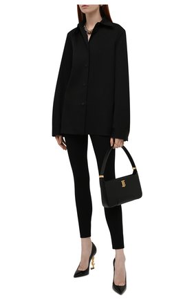 Женские леггинсы из вискозы HELMUT LANG черного цвета по цене 26300 руб., арт. G07HW213 | Фото 2 Женские леггинсы из вискозы HELMUT LANG черного цвета, арт. G07HW213 | Фото 2