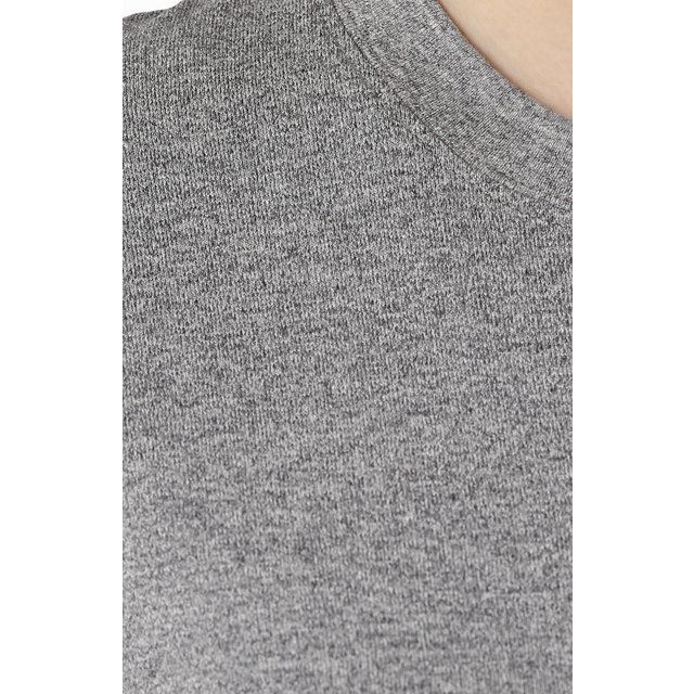 фото Удлиненная хлопковая футболка с коротким рукавом aecawhite