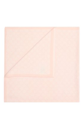 Детского одеяло из шерсти с принтом GUCCI розового цвета, арт. 417865/3K200 | Фото 1 (Статус проверки: Проверена категория)