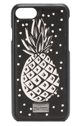 Кожаный чехол для iPhone 7 с принтом Dolce & Gabbana, цвет , арт. 0115/BP2235/AB669 в ЦУМ | Фото №1 Кожаный чехол для iPhone 7 с принтом Dolce & Gabbana | Фото №1